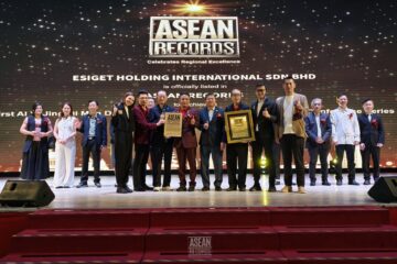 Esiget International Holdings is officially recognised by ASEAN Records for First AI Yi-Jing Qi Men Dun Jia Time-Cipher Big Data Application Conference Series