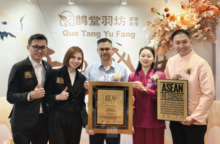 Yu Fang Que Tang Yu Fang is officially recognised by ASEAN Records and expands ...