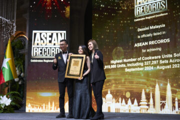 Dessini is officially recognised by ASEAN Records for Highest Number of Cookware Units Sold in a Year