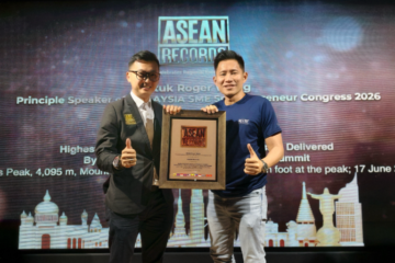 Datuk Roger Wong Recognised by ASEAN Records for Delivering ASEAN’s Highest-Altitude Business Congress Session at a Mountain Summit