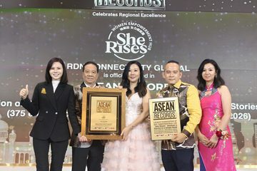 RDN Connectivity Global, through its SHE RISES GLOBAL initiative, has been officially recognised by ASEAN Records for bringing together 375 self-submitted real-life women’s stories in a single book.
